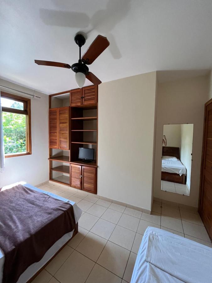 De Frente Pra Praia Apartamento Da Cris Taperapua - Condominio America Praia Flat Porto Seguro Kültér fotó