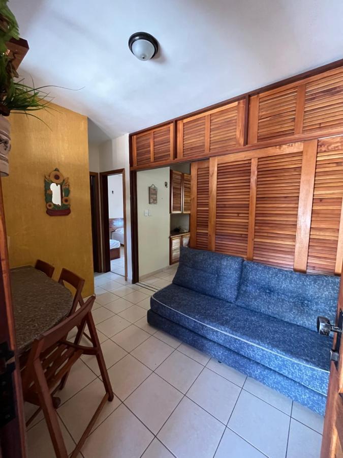 De Frente Pra Praia Apartamento Da Cris Taperapua - Condominio America Praia Flat Porto Seguro Kültér fotó