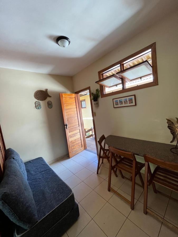 De Frente Pra Praia Apartamento Da Cris Taperapua - Condominio America Praia Flat Porto Seguro Kültér fotó