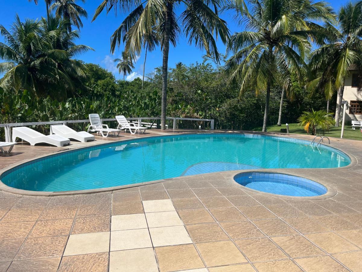 De Frente Pra Praia Apartamento Da Cris Taperapua - Condominio America Praia Flat Porto Seguro Kültér fotó
